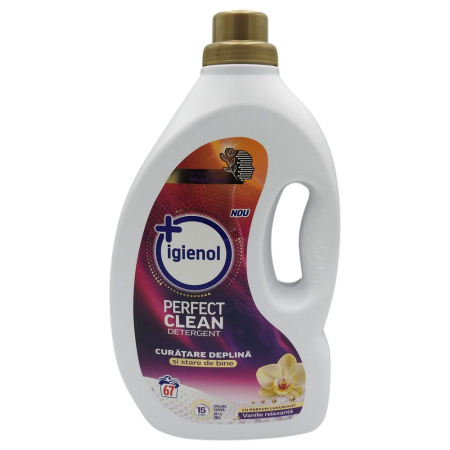 Detergent Rufe - Detergent Lichid, Igienol, 2.7 L Perfect Clean Vanilla