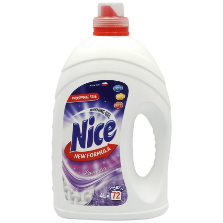 Detergent Rufe - Detergent Lichid, Nice, Gel 4 L Lavanda 72 spalari