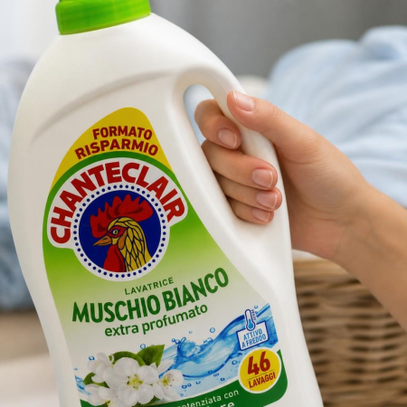 Detergent Lichid pentru Rufe, Chante Clair, 2.07 L, Muschio Bianco, 46 spalari [2]