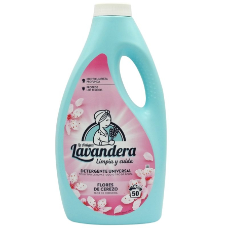 Detergent Rufe - Detergent Lichid pentru Rufe, LAVANDERA, Flores de Cerezo, 2.5 L