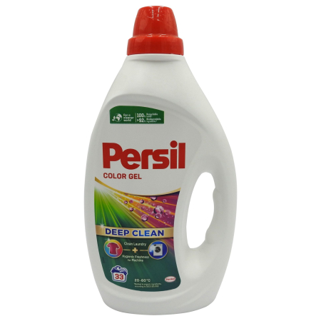 Detergent Rufe - Detergent Lichid, Persil, 1.485 L Deep Clean Color 33 spalari