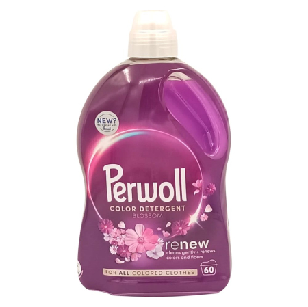 Detergent Rufe - Detergent Lichid, Perwoll, 3 L Renew Blossom 60 spalari