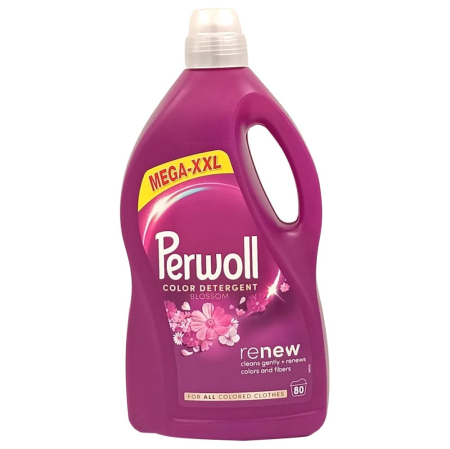 Detergent Rufe - Detergent Lichid, Perwoll, 4 L Renew Blossom 80 spalari