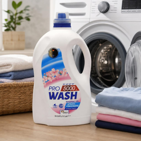 Detergent Lichid, Pro Wash, Gel 4.8 L Spring Freshness 120 spalari [1]