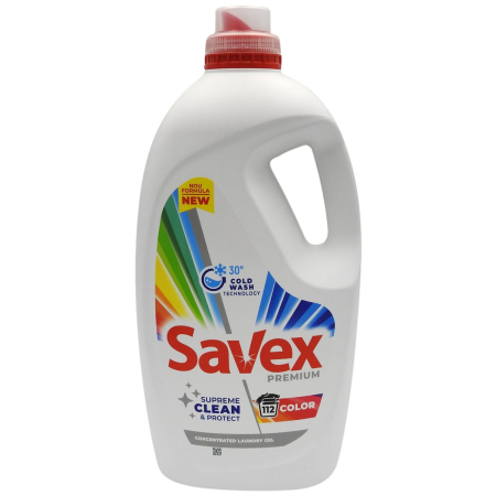 Detergent Rufe - Detergent Lichid, Savex, 4.5 L Color 100 spalari