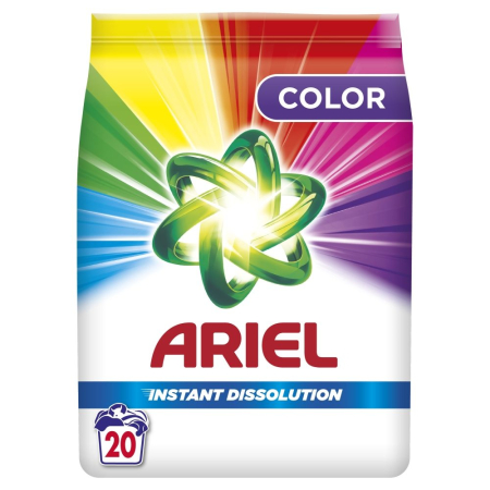 Detergent Rufe - Detergent pentru Rufe Automat, Ariel, 1.5 kg Color 20 spalari