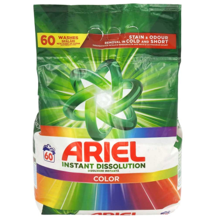 Detergent Rufe - Detergent pentru Rufe Automat, Ariel, 3.9 kg Color 60 spalari