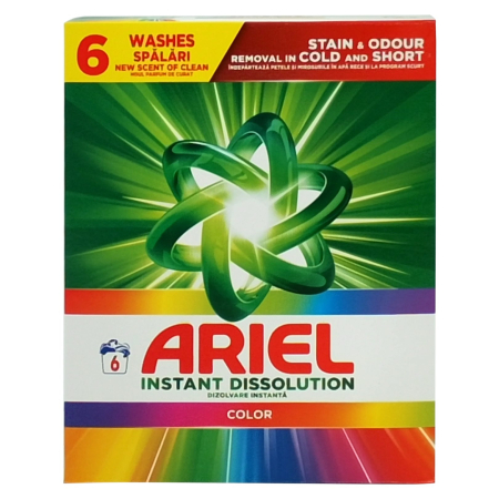 Detergent Si Balsam Rufe - Detergent pentru Rufe Automat, Ariel, 390 g Color 6 spalari