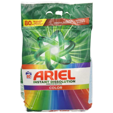 Detergent Rufe - Detergent pentru Rufe Automat, Ariel, 5.2 kg Color 80 spalari