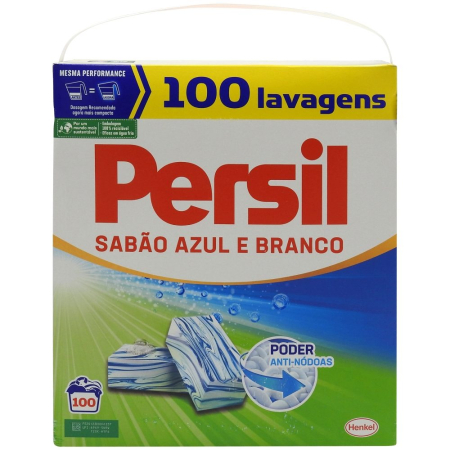 Detergent Rufe - Detergent pentru Rufe Automat, Persil, 4.95 kg Blue si White 100 spalari