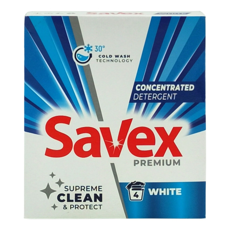 Detergent Si Balsam Rufe - Detergent pentru Rufe Automat, Savex, 320 g White 4 spalari