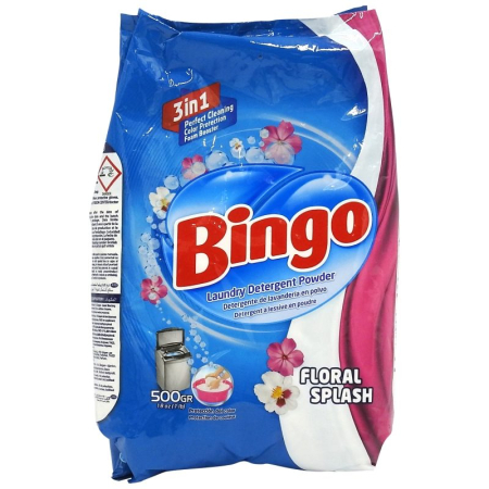 Detergent Si Balsam Rufe - Detergent pentru Rufe, Bingo, Manual, 500 g, Floral Splash