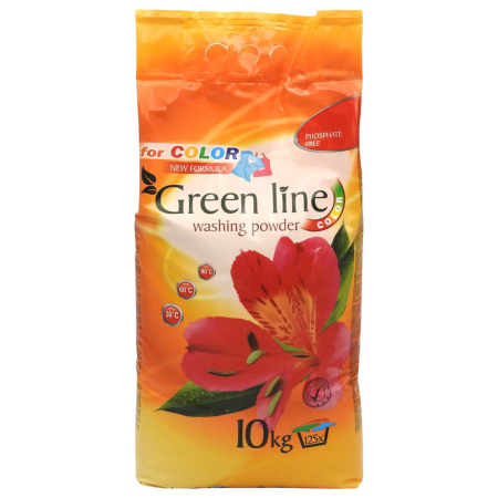 Detergent Rufe - Detergent pentru Rufe, Green Line, Universal 10 kg Color 125 spalari