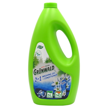 Detergent Rufe - Detergent pentru Rufe, Grunwald, Gel 2in1 5 L 142 spalari