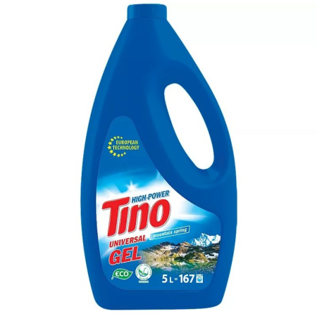 Detergent Rufe - Detergent pentru Rufe, Tino, Gel 5 L Universal 167 spalari