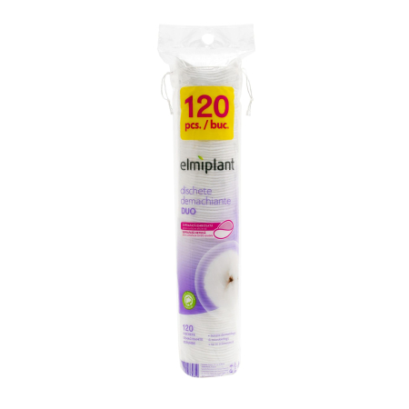 Produse Demachiere Si Curatare - Dischete Demachiante, Elmiplant, 120 Buc