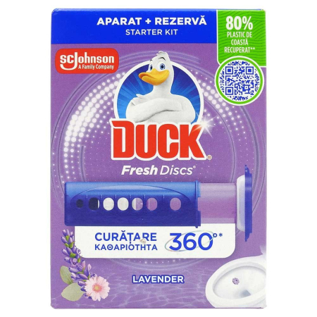 Articole Pentru Baie - Duck Fresh Discs Aparat WC 36 ml Lavanda