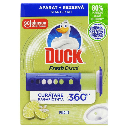 Articole Pentru Baie - Duck Fresh Discs Aparat WC 36 ml Lime