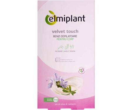 Produse Ingrijire - Elmiplant Benzi Depilatoare Corp 12 buc