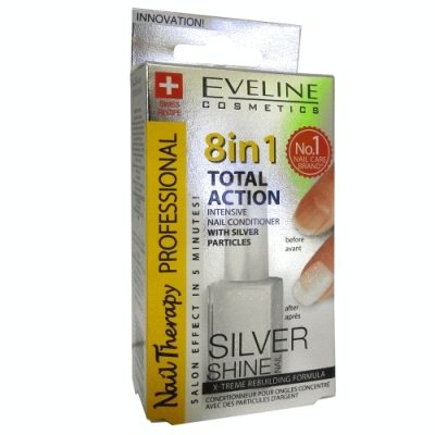 Produse Ingrijire - Eveline Nail Therapy 8in1 Silver