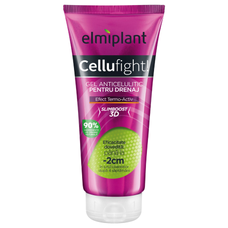 Produse Ingrijire - Gel Anticelulitic Pentru Drenaj, Elmiplant, Cellufight, 200 ml