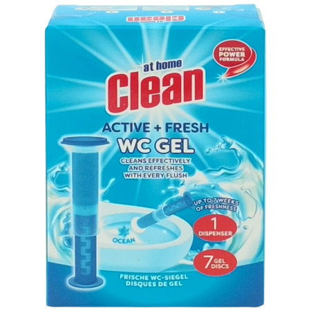Articole Pentru Baie - Gel, At Home Clean Active Fresh WC, 30 ml Ocean