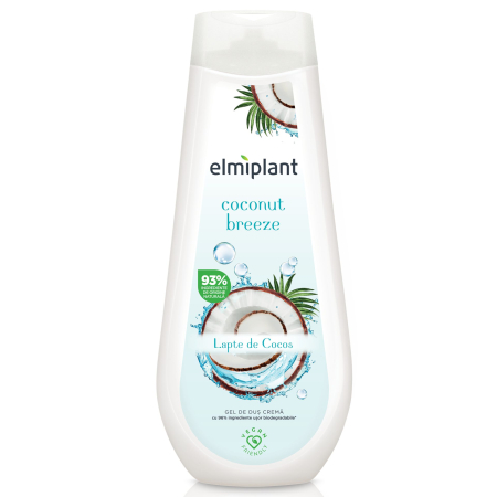 Geluri De Dus - Gel de Dus Crema, Elmiplant, Coconut Breeze, 750 ml