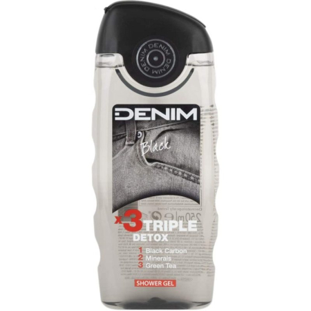 Sampon Si Gel De Dus - Gel de Dus, Denim, 250 ml Black