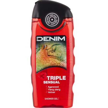 Sampon Si Gel De Dus - Gel de Dus, Denim, 250 ml Tribe