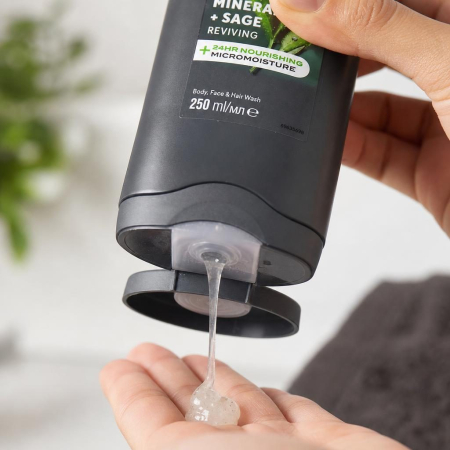 Gel de Dus, Dove, 250 ml Men Minerals Sage [1]