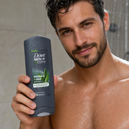 Gel de Dus, Dove, 250 ml Men Minerals Sage [2]