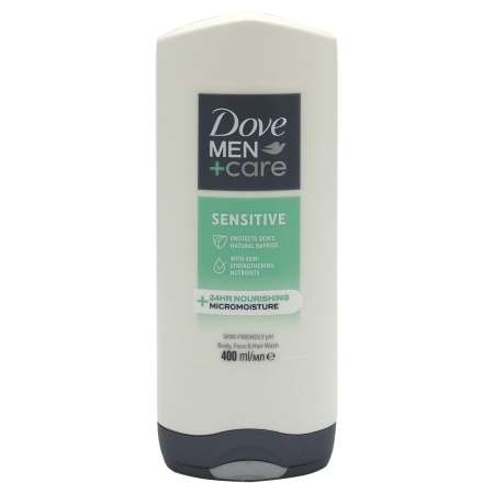 Cosmetice - Gel de Dus, Dove, 400 ml Men Sensitive Clean