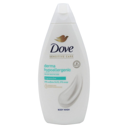 Sampon Si Gel De Dus - Gel de Dus, Dove, 450 ml, Derma Hypoallergenic