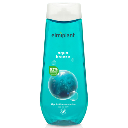 Geluri De Dus - Gel de Dus, Elmiplant, Aqua Breeze cu Alge si Minerale Marine, 400 ml