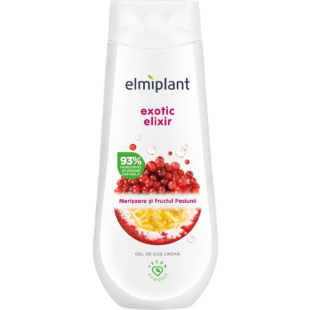 Geluri De Dus - Gel de Dus, Elmiplant, Crema 400 ml Exotic Elixir Merisoare Fructul Pasiunii