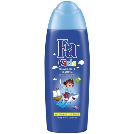 Sampon Si Gel De Dus - Gel de Dus, Fa, 250 ml Kids