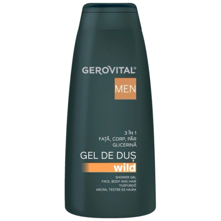 Sampon Si Gel De Dus - Gel de Dus, Gerovital, 3in1 400 ml Wild