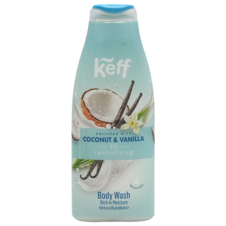 Sampon Si Gel De Dus - Gel de Dus, Keff, 500 ml Vanilla Coconut