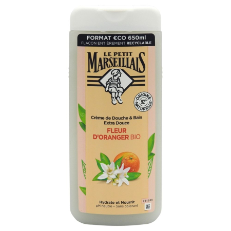 Sampon Si Gel De Dus - Gel de Dus, Le Petit Marseillais, 650 ml Bio Flori Portocal
