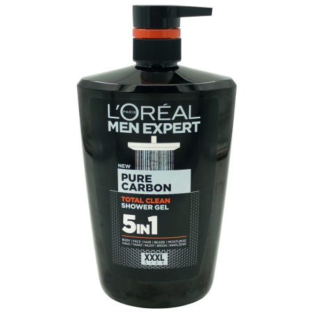 Sampon Si Gel De Dus - Gel de Dus, Loreal Men Expert, 1000 ml 5in1 Carbon