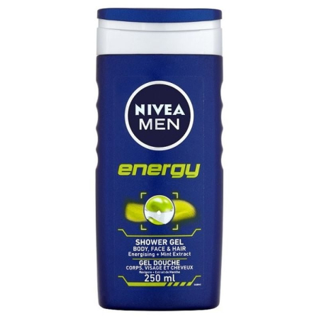 Sampon Si Gel De Dus - Gel de Dus, Nivea, 250 ml Men Energy