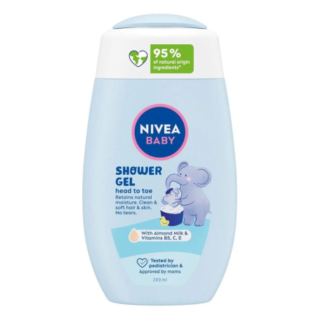 Produse Ingrijire - Gel de Dus, Nivea Baby, 200 ml Head To Toe