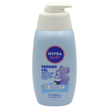 Geluri De Dus - Gel de Dus, Nivea Baby, 500 ml Ulei Migdale Vitamine