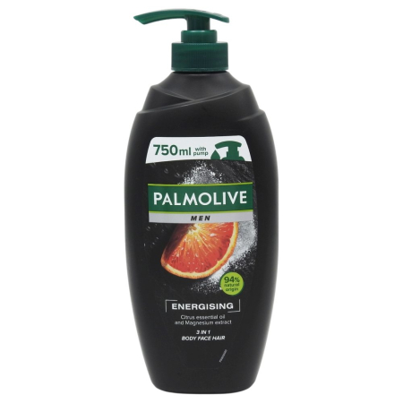 Sampon Si Gel De Dus - Gel de Dus, Palmolive, Pompita 750 ml Men Energising Citrus Oil Magnesium