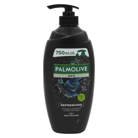 Sampon Si Gel De Dus - Gel de Dus, Palmolive, Pompita 750 ml Men Refreshing