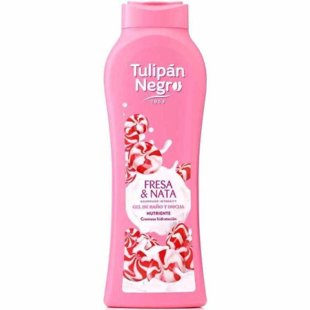 Geluri De Dus - Gel de Dus, TULIPAN, Negro Fresa Nata, 650 ml