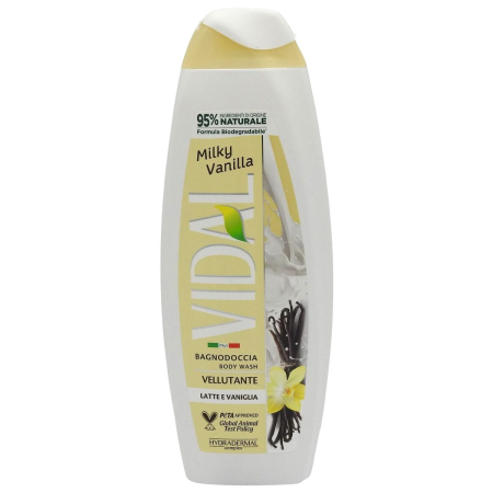Sampon Si Gel De Dus - Gel de Dus, Vidal, 500 ml Latte E Vaniglia