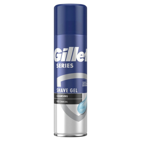 Produse Ingrijire - Gel, Gillette, Ras 200 ml Series Cleansing Charcoal