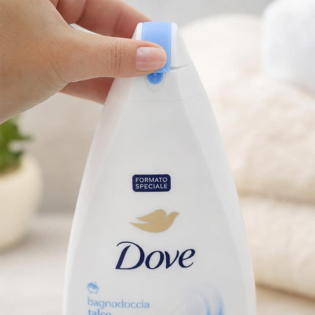 Gel Spumant de Baie, Dove, Bagnodoccia Talco, 750 ml [1]