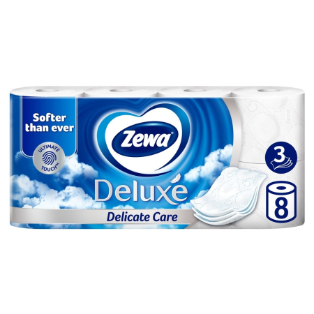 Hartie Igienica - Hartie Igienica, ZEWA, Pure White, Set 8 Role, 3 Straturi